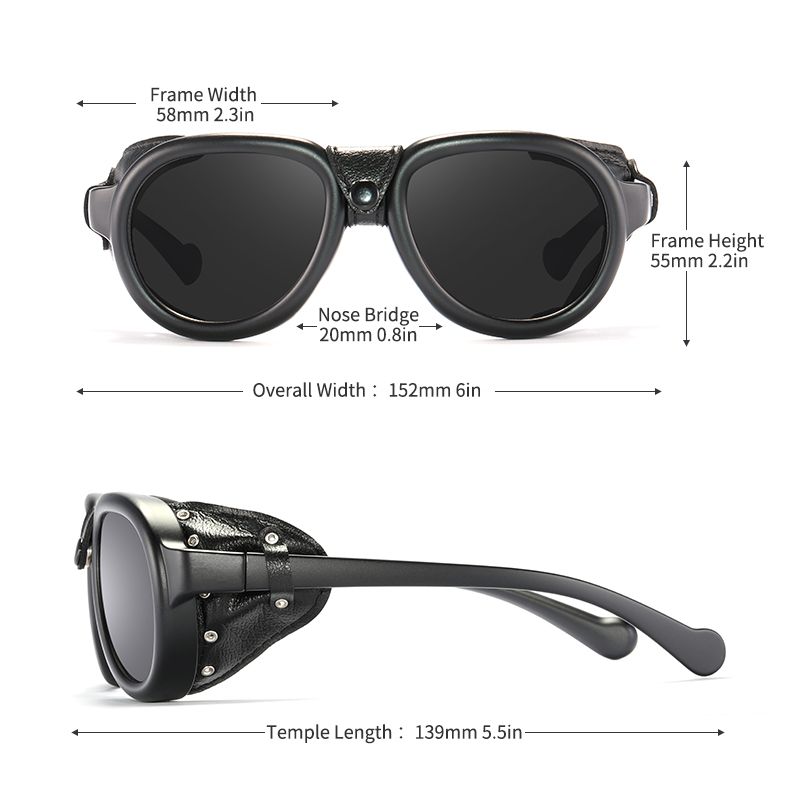 KDEAM Pilot Sunglasses Steampu - Sunglasses Aviator Polarized review and price