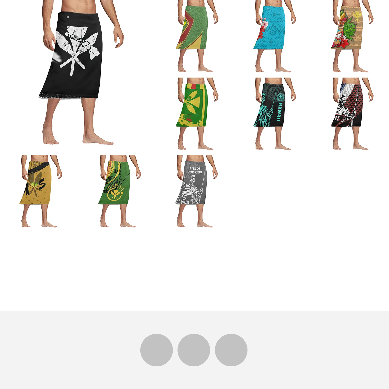 Polynesian Tribal Tattoo Print - Sarong Men Wrap review and price