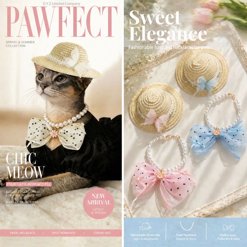Cute Summer Pet Straw Bucket H - Bucket Hat Straw review and price