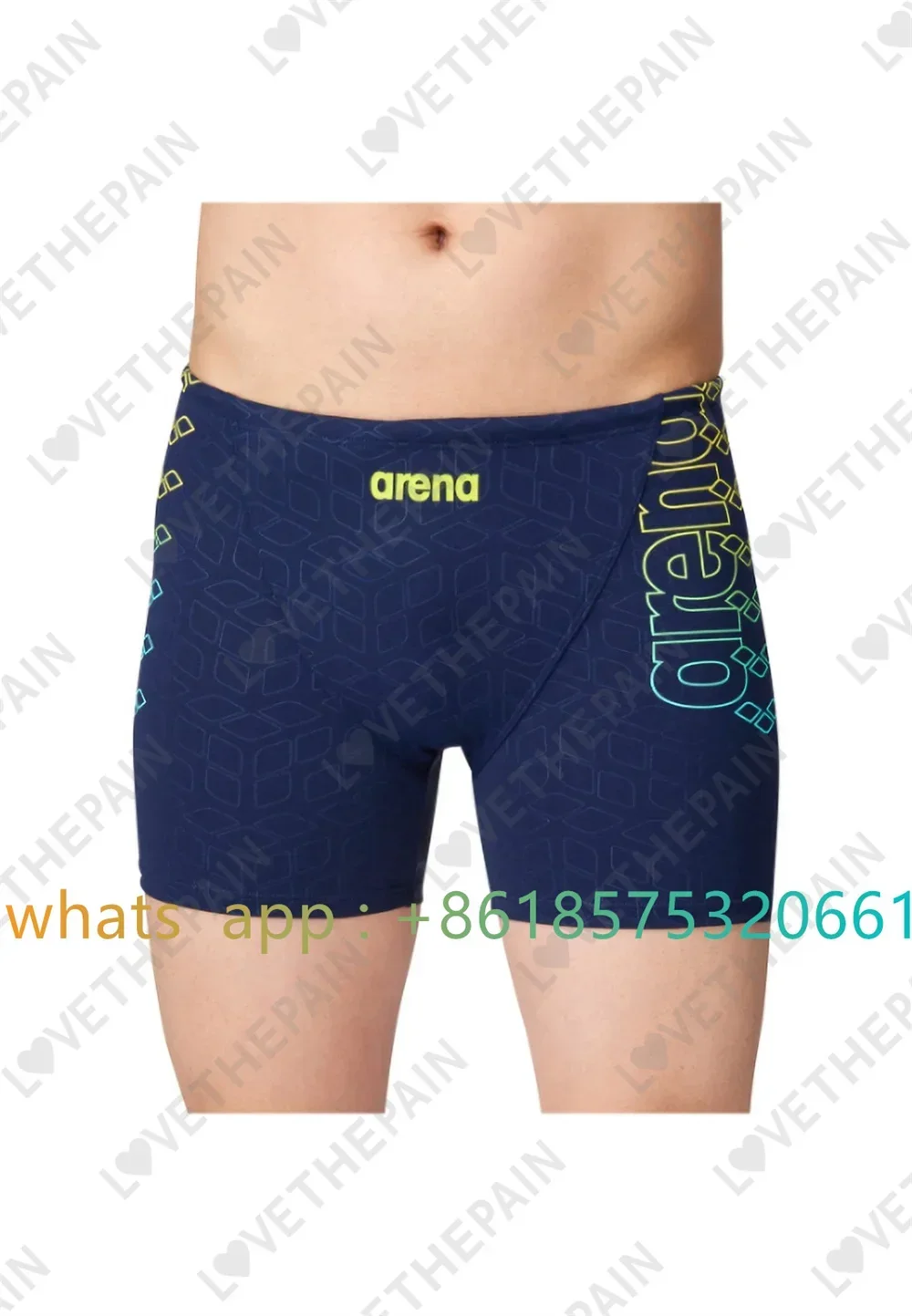 Men Jammer Training Swimwear T - Swim Trunk Quick Dry review and price