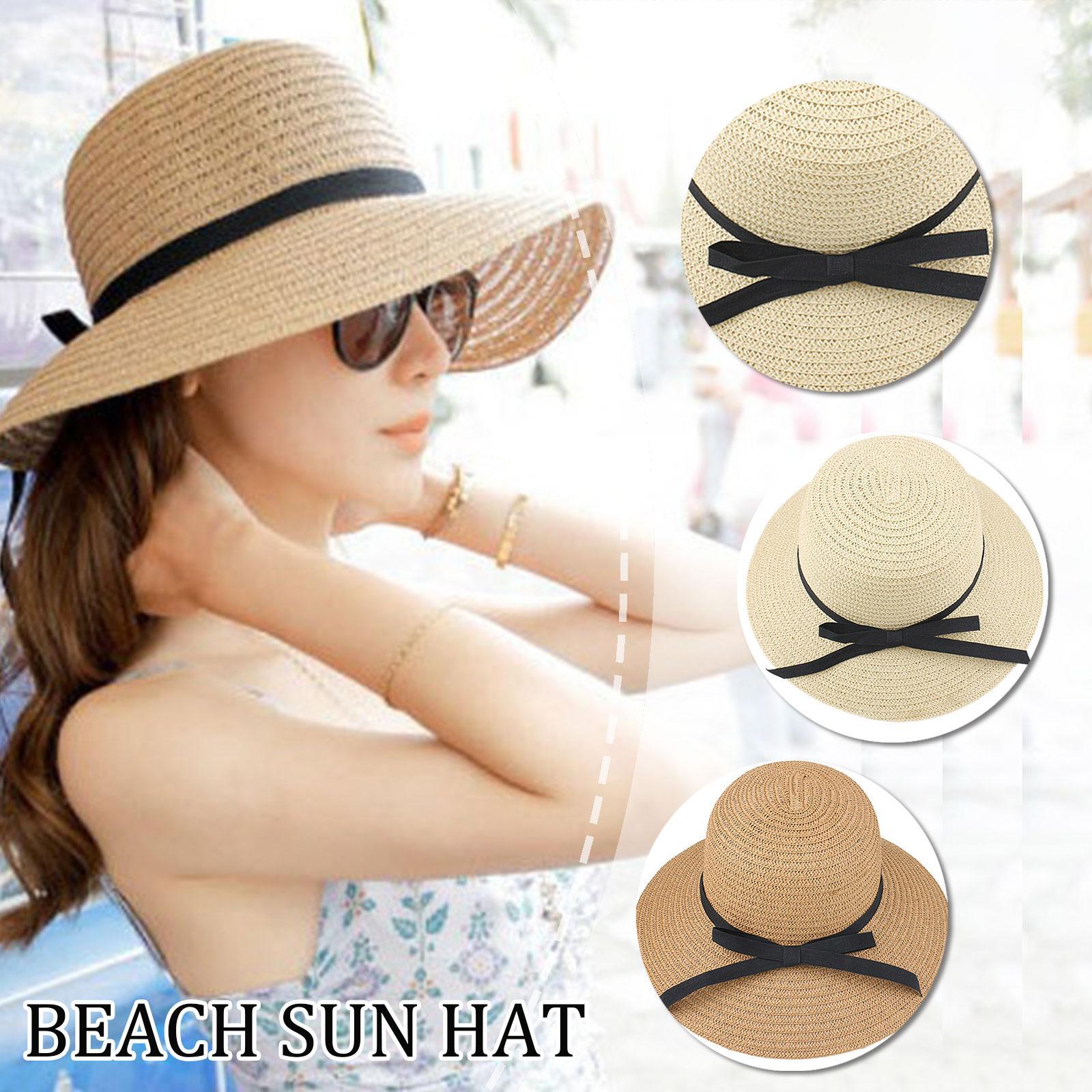 Summer Straw Hat Big Wide Brim - Bucket Hat Straw review and price