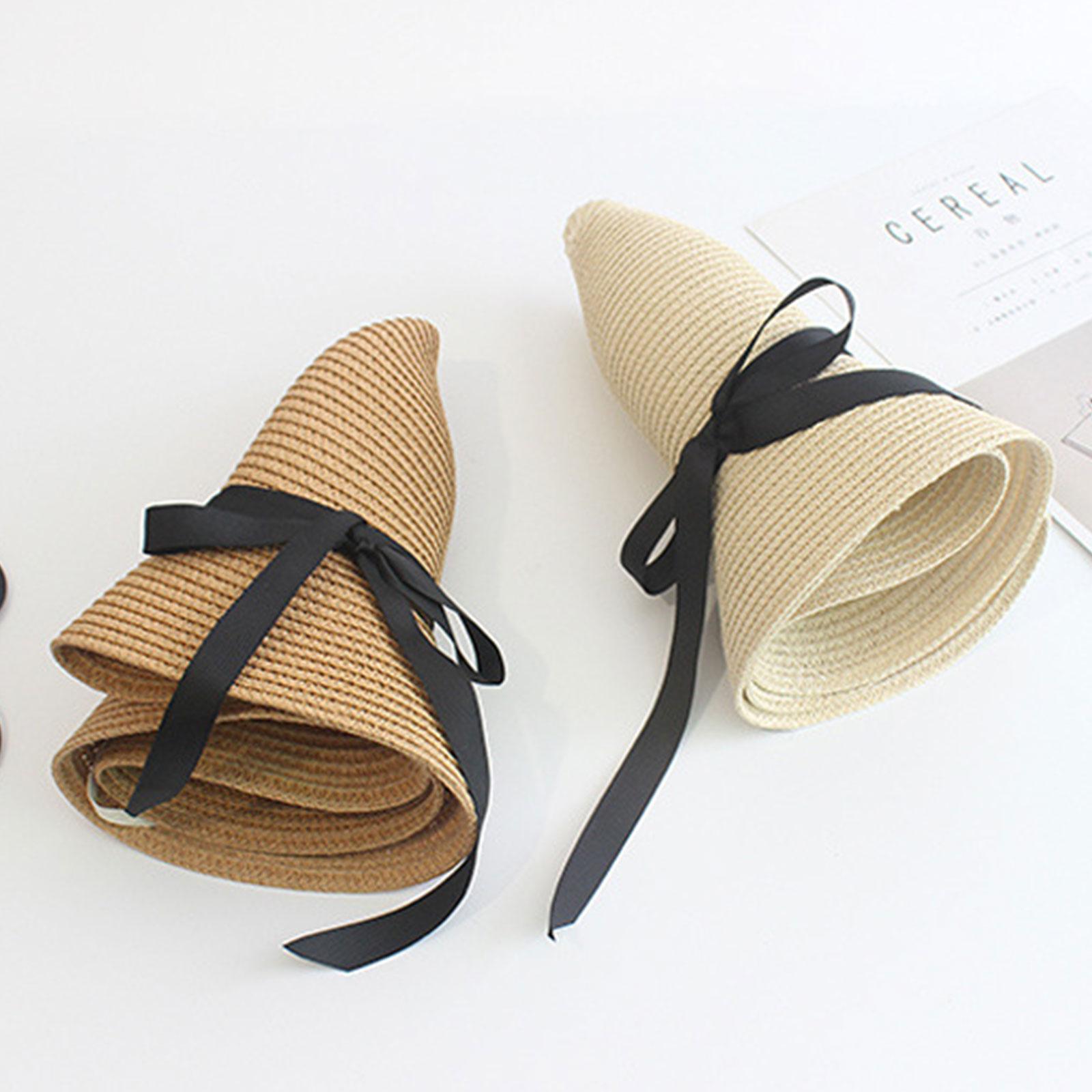 Summer Straw Hat Big Wide Brim - Bucket Hat Straw review and price