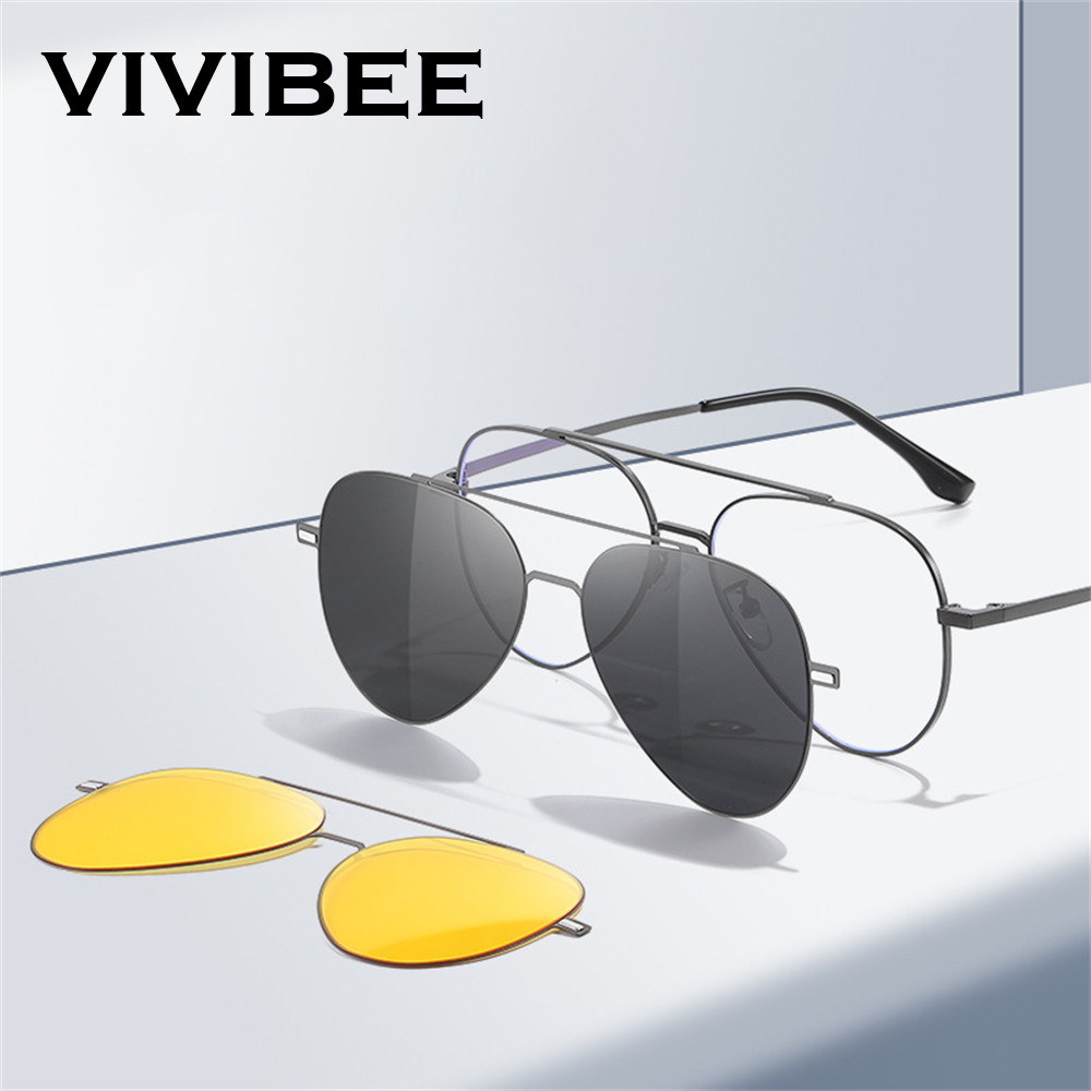 VIVIBEE Aviation Magnetic Pola - Sunglasses Aviator Polarized review and price