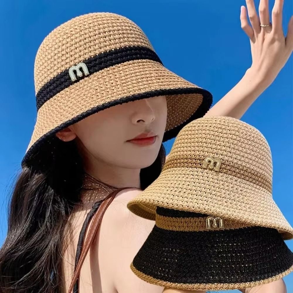 Fashion Elegant Bow Fisherman  - Bucket Hat Straw review and price