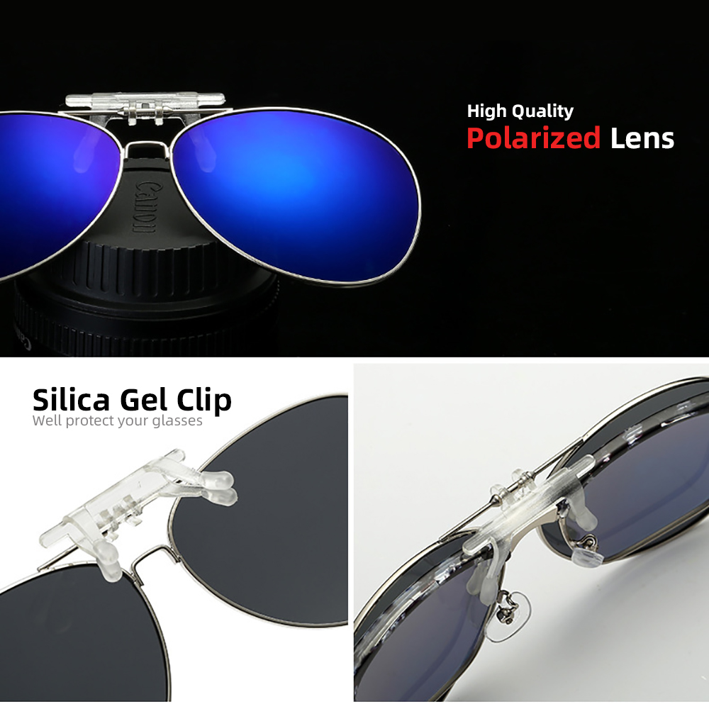 VIVIBEE Aviation Flip Up Clip  - Sunglasses Aviator Polarized review and price