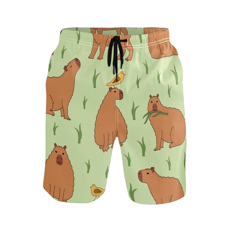 Cartoon Animal 3d Print Capyba - Trunks Board Surf review and price